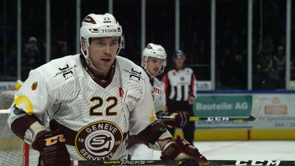 professional ice hockey players in the ice rink