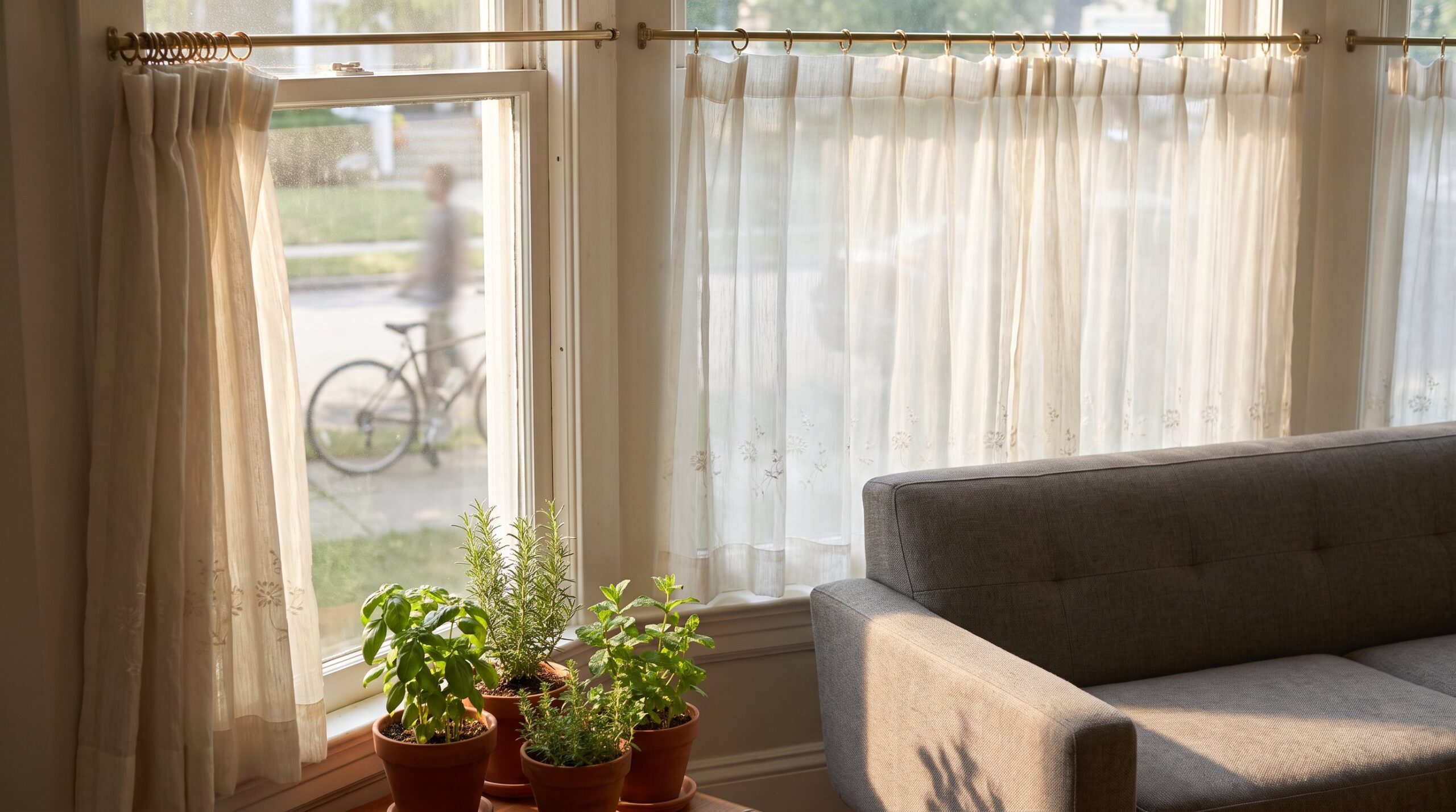 Net Curtains for Privacy Without Losing Natural Light